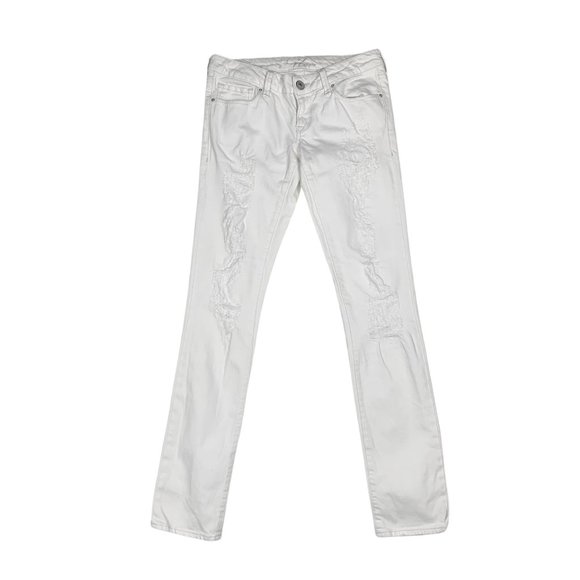 (Up To 50% Off SALE)  Mavi Distressed Skinny Mid Rise Jeans - Picture 1 of 4